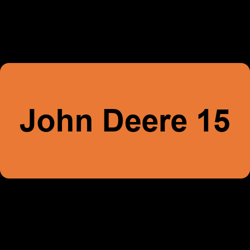 John Deere 15